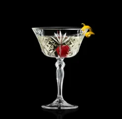 Rcr Melodia 6-Piece Champagne Glass Set, 260ml, Transparent