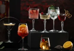 RCR 6-Piece Optiq Wine Glass Set, 670ml, Transparent