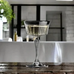 Rcr Timeless 6-Piece Champagne Glass Set, 260ml, Transparent