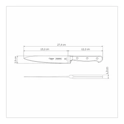 Tramontina Stainless Steel Carving Knife, Inox